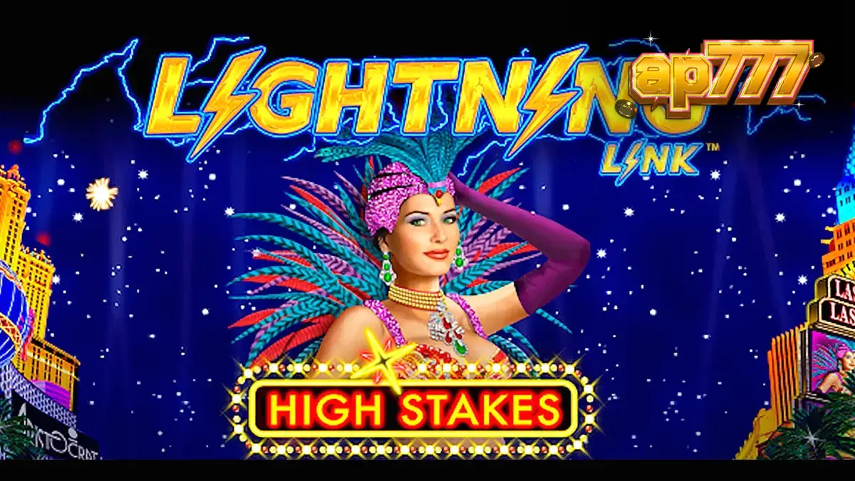 Interface de jogo do slot Lightning Link High Stakes em um dispositivo móvel